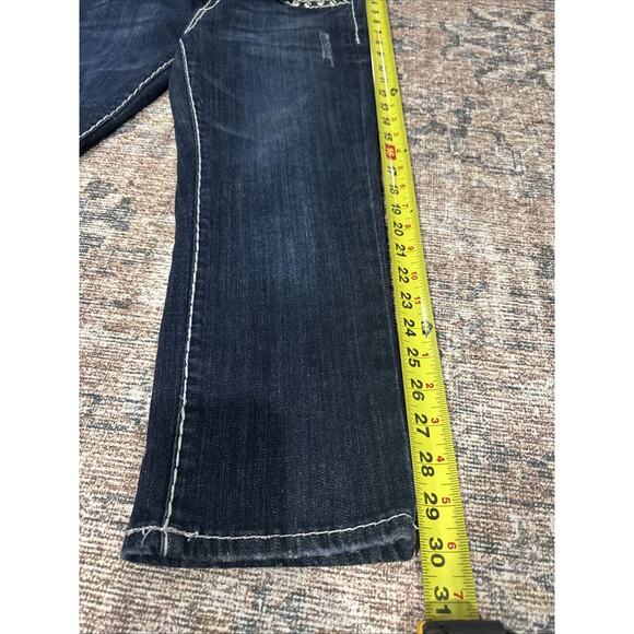 LA Idol USA Jeans Blue Bootcut Embellished Denim Women's Size 9 W: 32 L: 18 - Picture 8 of 16